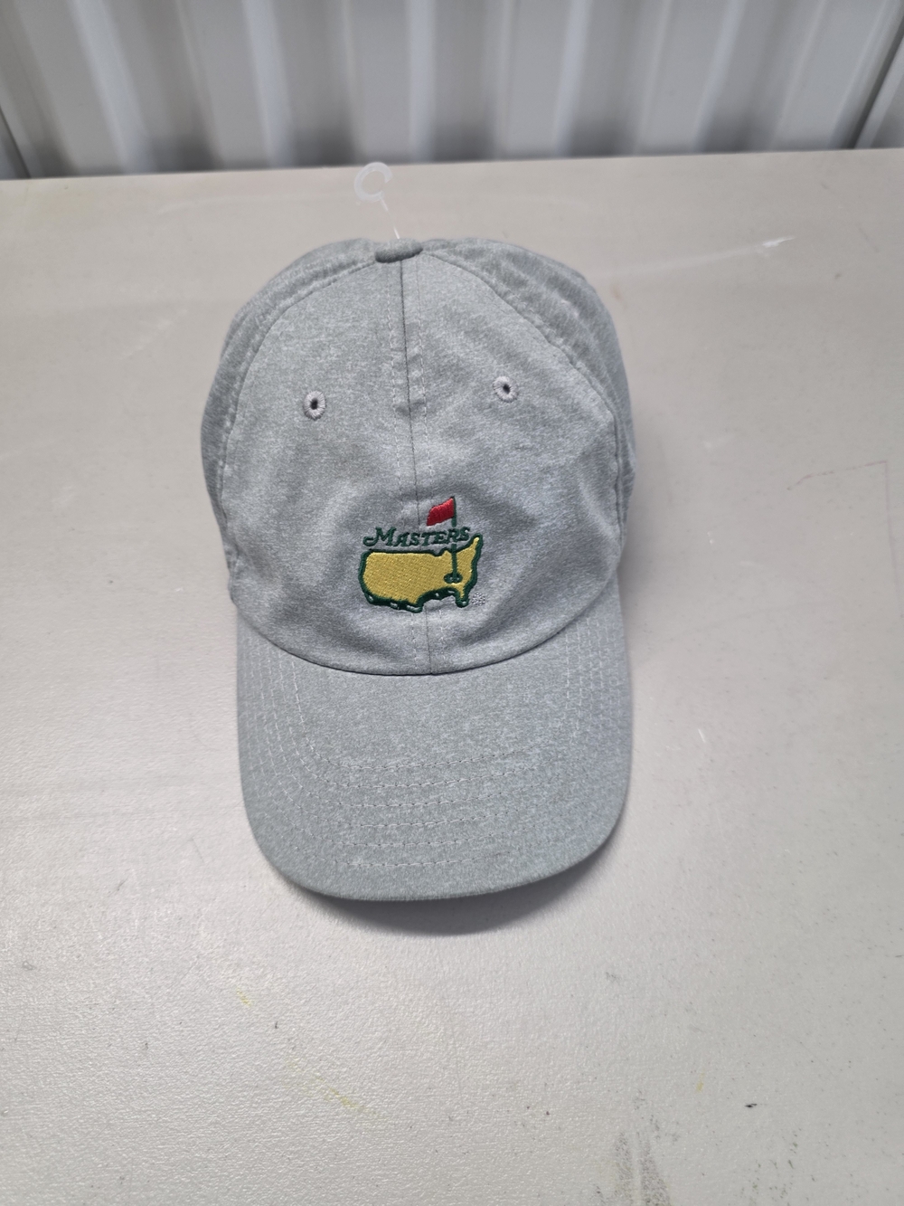 The Masters Hat Gray Caddie Strapback Golf Augusta National American Needle